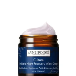 Soin De Nuit|Soin Naturel & Ecoresponsable>Antipodes Culture                Gel Crème de Nuit Réparateur aux probiotiques