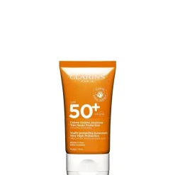 Protecteur Solaire>CLARINS Crème Solaire Jeunesse Très Haute Protection Visage SPF50+                Anti-Rides, Anti-Tâches