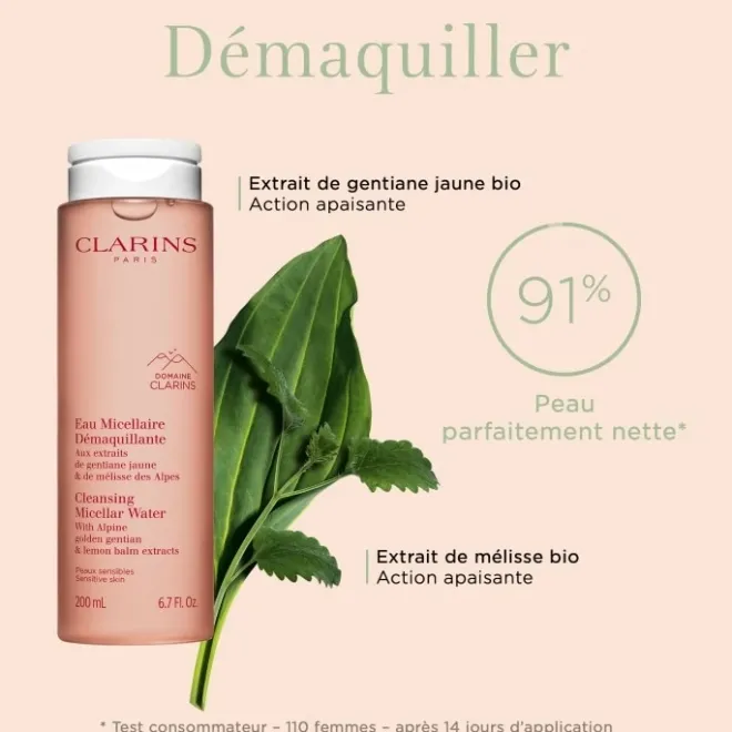 Nettoyant Visage>CLARINS Eau Micellaire Démaquillante Peaux Sensibles