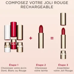 Rouge À Lèvres & Laque>CLARINS Joli Rouge                Ecrin Blanc
