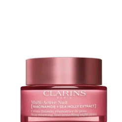 Soin De Nuit|Soin Naturel & Ecoresponsable>CLARINS Multi-Active Nuit                Crème lissante, rénovatrice de peau – Peaux sèches