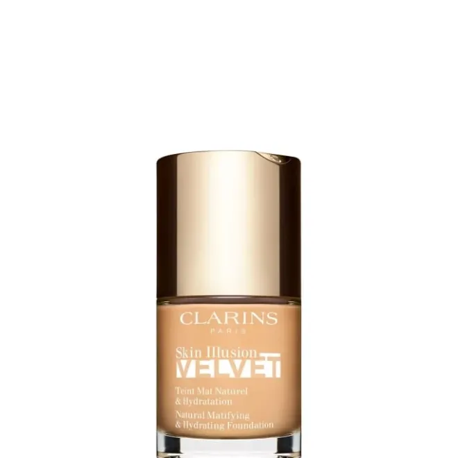 Fond De Teint>CLARINS Skin Illusion Velvet Fond de Teint Mat Naturel & Hydratation