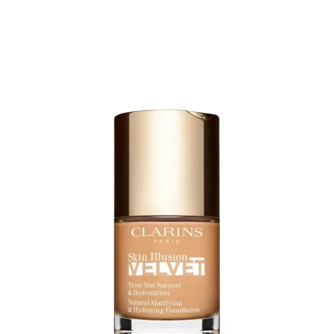 Fond De Teint>CLARINS Skin Illusion Velvet Fond de Teint Mat Naturel & Hydratation