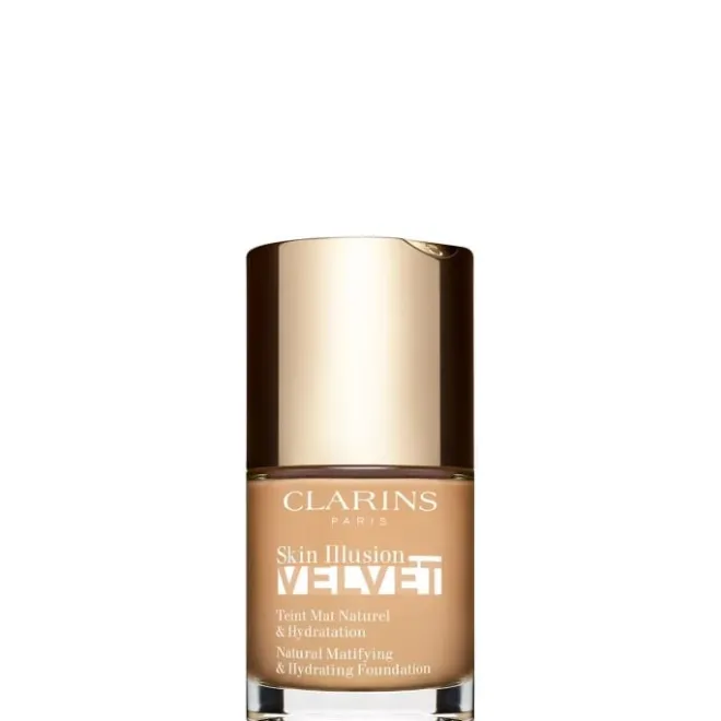 Fond De Teint>CLARINS Skin Illusion Velvet Fond de Teint Mat Naturel & Hydratation