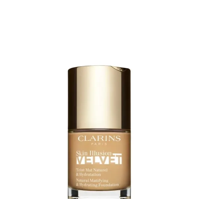 Fond De Teint>CLARINS Skin Illusion Velvet Fond de Teint Mat Naturel & Hydratation