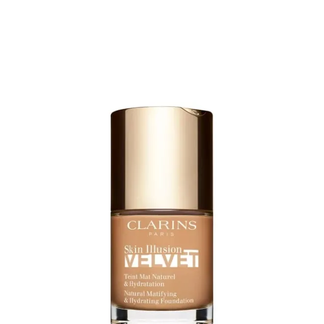 Fond De Teint>CLARINS Skin Illusion Velvet Fond de Teint Mat Naturel & Hydratation