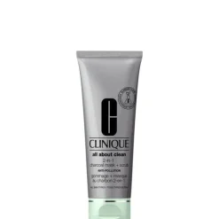 Gommage & Exfoliant|Masque>CLINIQUE All About Clean                Gommage + Masque Au Charbon 2-en-1