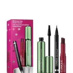 Coffrets Pour Elle|Baume À Lèvres & Huile À Lèvres>CLINIQUE High Impact ™                Coffret Yeux et Lèvres Black Honey ™ & High Impact ™