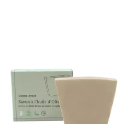 Gommage & Bain|Nettoyant Visage>Comme Avant Savon Naturel                A L'Huile d'Olive Enrichi en Huile de Baie de Laurier et Argile Verte