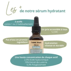 Sérum Et Booster|Soin Naturel & Ecoresponsable>Comme Avant Sérum Hydratant                Soin Visage