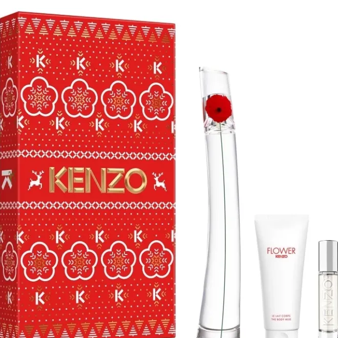 Coffrets Pour Elle|Coffret Parfum Femme>KENZO Flower By Coffret Eau de Parfum 100 ml