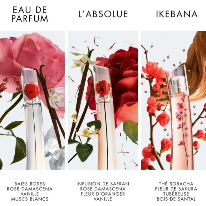 Parfum Naturel & Eco-Responsable|Eau De Parfum>KENZO Flower By Ikebana Eau de Parfum