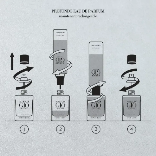 Eau De Parfum>GIORGIO ARMANI Acqua di Giò Profondo Eau de Parfum Rechargeable