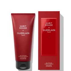 Gamme Complémentaire Parfumée>GUERLAIN Habit Rouge                Gel Douche Corps et Cheveux
