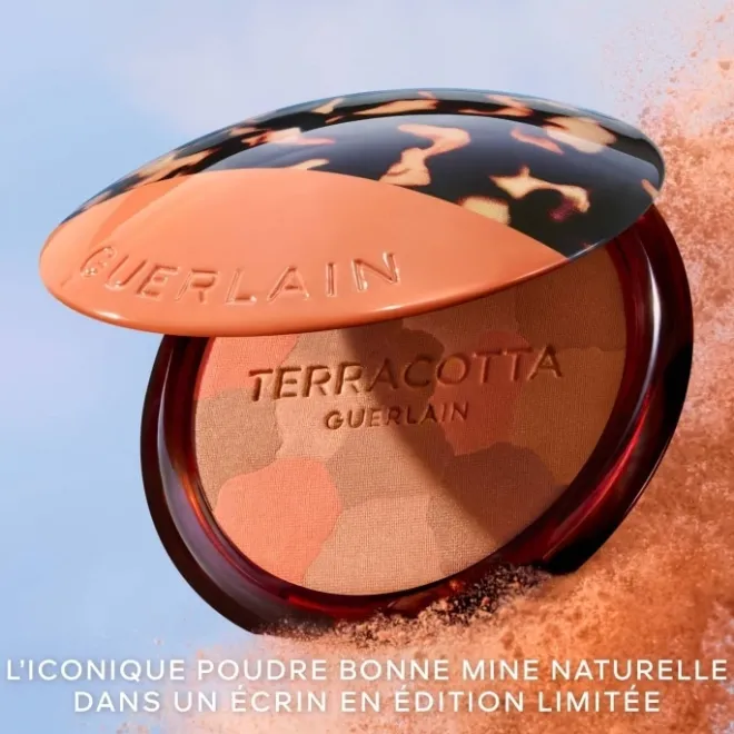 Poudre Bronzante>GUERLAIN Terracotta Light La Poudre Éclat Bonne Mine Naturelle - Édition Limitée - 96% d’ingrédients d’origine naturelle