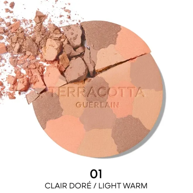 Poudre Bronzante>GUERLAIN Terracotta Light La Poudre Éclat Bonne Mine Naturelle - Édition Limitée - 96% d’ingrédients d’origine naturelle