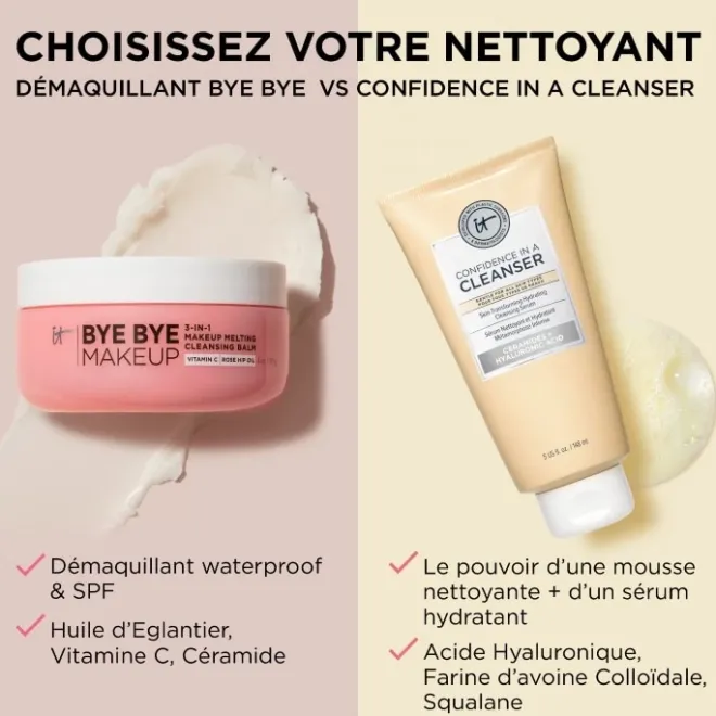Masque|Démaquillant Visage>It Cosmetics Bye Bye Makeup™ Baume Démaquillant Fondant 3-en-1