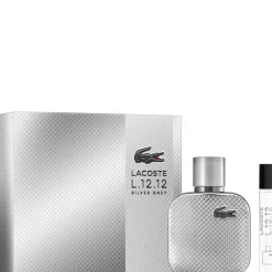 Coffrets Pour Lui|Coffret Parfum Homme>LACOSTE L.12.12 Silver Grey                Coffret Eau de Parfum