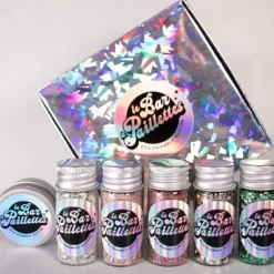 Coffrets Pour Elle|Maquillage Naturel & Ecoresponsable>Le Bar à Paillettes Kit 004                Coffret Paillettes Libres Biodégradables - 5 Coupes