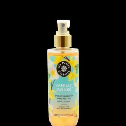 Brume Parfumée Corps & Cheveux|Gamme Complémentaire Parfumée>Les Petits Plaisirs Vanille Monoï                Brume Pailletée Sans Alcool