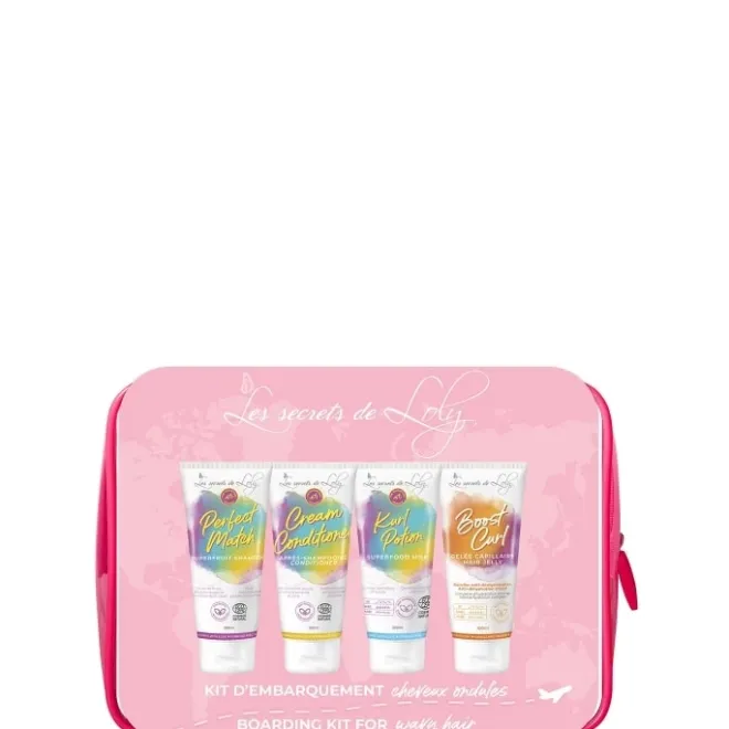 Routine Cheveux Ondulés & Bouclés>Les Secrets de Loly Trousse Cheveux Ondulés Routine Format Voyage - 4 produits