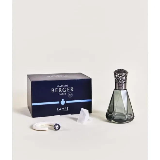 Lampe À Catalyse Maison Berger>Maison Berger Paris Pyramide Vert Antique Lampe Berger