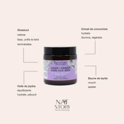 Masque|Gommage & Exfoliant>N.A.T Story Hydra Éclat Détox                Masque Gommage