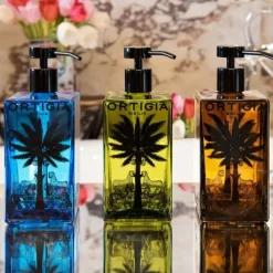 Parfum Mixte>Ortigia Sicilia Ambra Nera                Savon Liquide - Flacon en Verre Rechargeable