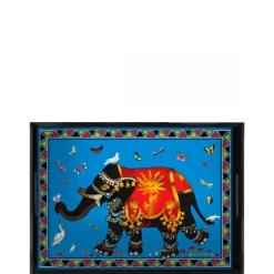 Accessoires Maison>Ortigia Sicilia Elephant                Plateau en Laque