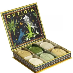 Parfum Mixte>Ortigia Sicilia Jungle Box                Coffret de 6 Savons Parfumés Assortis