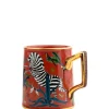 Accessoires Maison>Ortigia Sicilia Jungle Corallo                Mug en Céramique