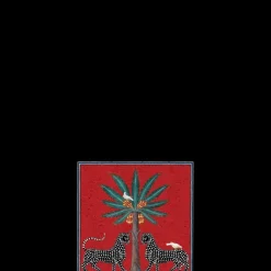 Accessoires Maison>Ortigia Sicilia Ortigia                Plateau Carré Rouge en Laque