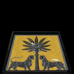 Accessoires Maison>Ortigia Sicilia Sahara                Plateau Carré en Laque