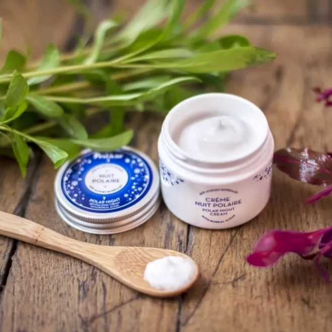 Soin De Nuit|Soin Naturel & Ecoresponsable>Polaar Nuit Polaire aux Algues Boréales Crème Revitalisante