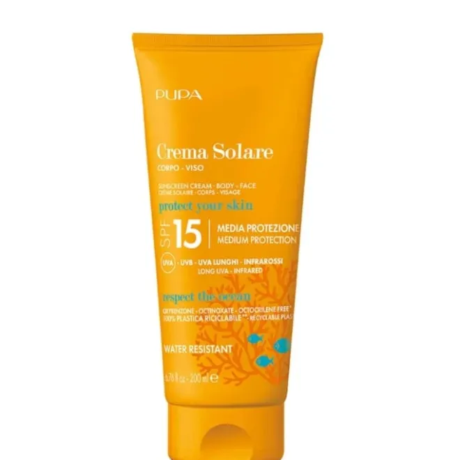 Protecteur Solaire>Pupa Crème Solaire Multifonction SPF 15 Visage & Corps Moyenne Protection UVA - UVB - Infrarouges