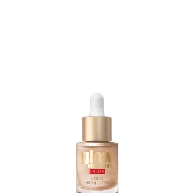 Enlumineur>Pupa Glow Obsession Liquid Highlighter Illuminateur All Over Liquide Effet Métallisé