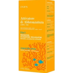 Préparation Au Bronzage>Pupa Soin Activateur De Bronzage Corps Visage                Activateur de bronzage 3 en 1