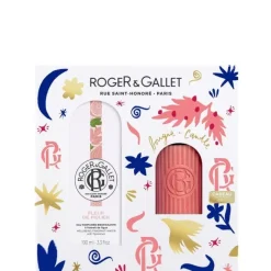 Coffrets Pour Elle|Coffret Parfum Femme>Roger&Gallet Fleur de Figuier                Coffret Eau Parfumée Bienfaisante - Bougie Parfumée