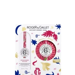 Coffrets Pour Elle|Coffret Parfum Femme>Roger&Gallet Gingembre Rouge                Coffret Eau Parfumée Bienfaisante - Savon Parfumé