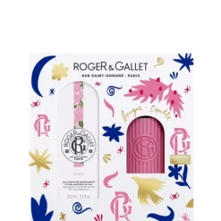 Coffrets Pour Elle|Coffret Parfum Femme>Roger&Gallet Rose                Coffret Eau Parfumée Bienfaisante - Bougie Parfumée