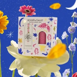 Coffrets Pour Elle|Coffret Parfum Femme>Roger&Gallet Rose                Coffret Eau Parfumée Bienfaisante - Bougie Parfumée