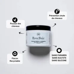 Soin Conditioner & Masque>RoseBaie Paris Biotine x Collagène                Masque Reparation, Pousse et Reconstruction