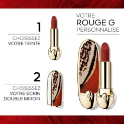 Rouge À Lèvres & Laque>GUERLAIN Rouge G de Majestic Feathers                L’Écrin Bijou Double Miroir - Songbird