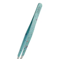 Accessoire Soin>Rubis Pince Classique Action Painting Bleue                Pince à Épiler Professionnelle pour les Sourcils