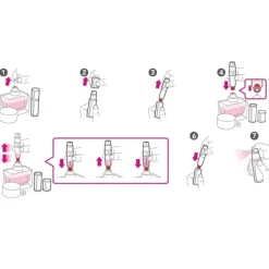 Accessoire Parfum>Travalo                Coffret Vaporisateur de Sac Rechargeable Rose